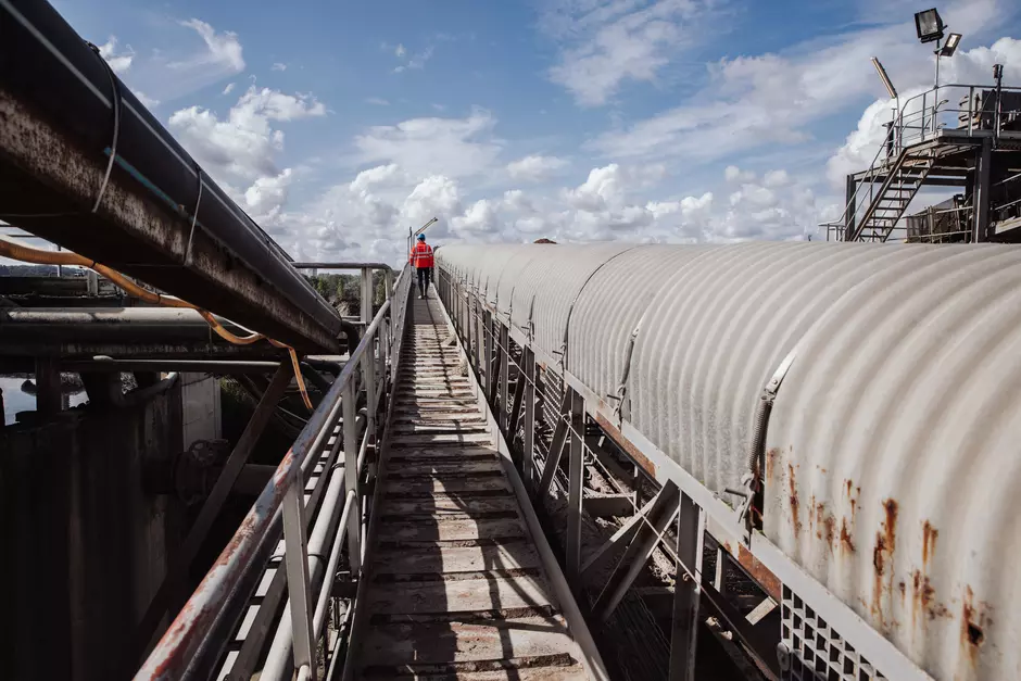 Veolia employee on a treatment site