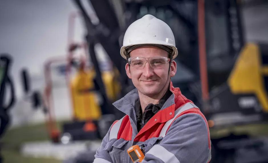 A Veolia employee